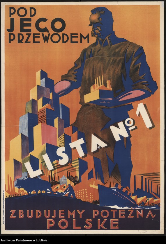 image.from.collection.number "Józef Piłsudski na plakacie i afiszu APL111"