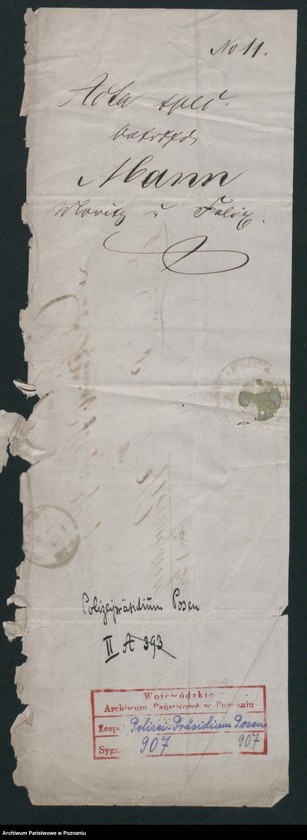 Obraz 2 z jednostki "A. betr. Moritz Mann, Literat und Felix Mann, Student"