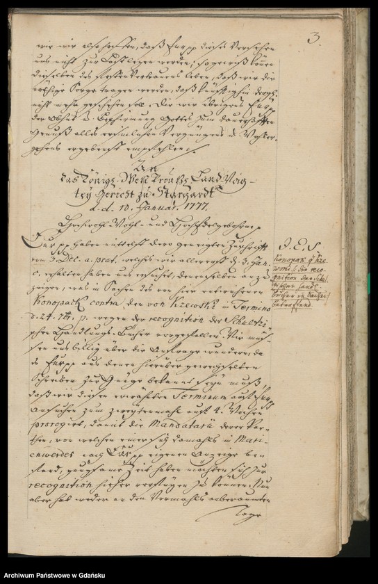 image.from.unit.number "[Liber missivarum]. Register der in vorstehenden Briefen […] enthaltenen Materien. [Indeks adresatów]"