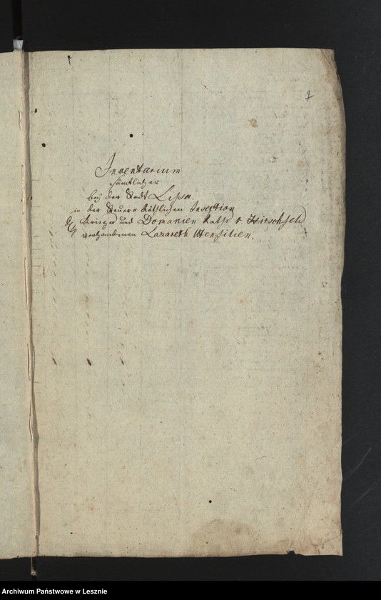 Obraz 9 z jednostki "[Die Utensilien des hiesigen Militär-Lazaretts des 2-ten Bataillons des Infanterieregiments von Stockhausen]"