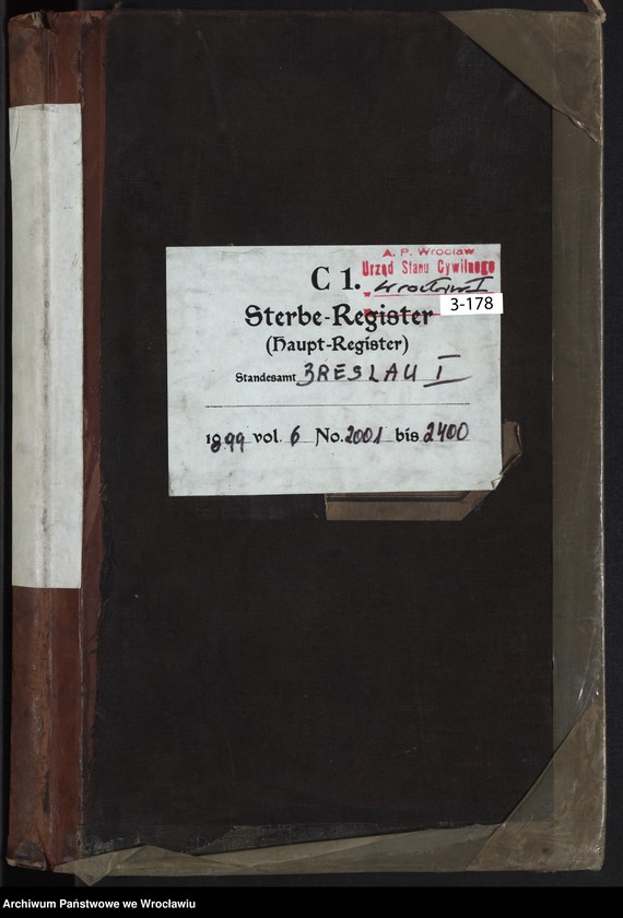 image.from.unit.number "Sterbe-Haupt-Register Breslau I 1899 Band 6"