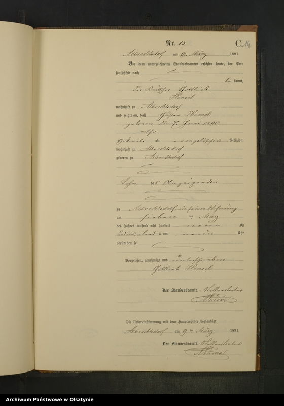 image.from.unit.number "Sterbe-Neben-Register Nr 1 - 54"