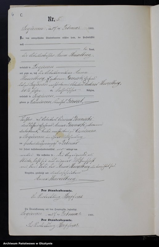 image.from.unit.number "Sterbe-Neben-Register Nr 1 - 17"