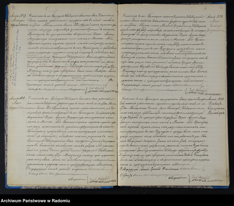 image.from.unit.number "[Duplikat akt urodzonych, zaślubionych i zmarłych Okręgu Bóżniczego Przysucha za 1903 r.]"