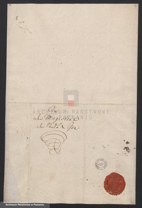 Obraz 11 z jednostki "Korespondencja - zarządzanie władzy zwierzchniej miasta Leszna w sprawach administracyjno - porządkowych i finansowych; język niemiecki"