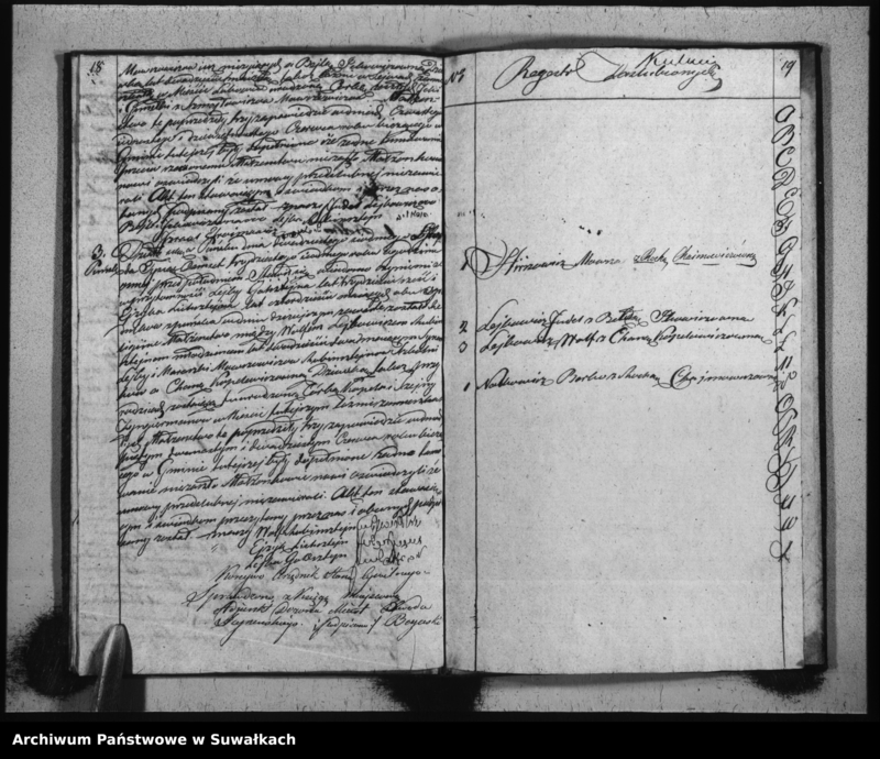 image.from.unit.number "Duplikat Aktów Urodzonych, Zaślubionych i Umarłych Urzędnika Stanu Cywilnego Wyznania Mojżeszowego Okręgu Puńsk z roku 1837."