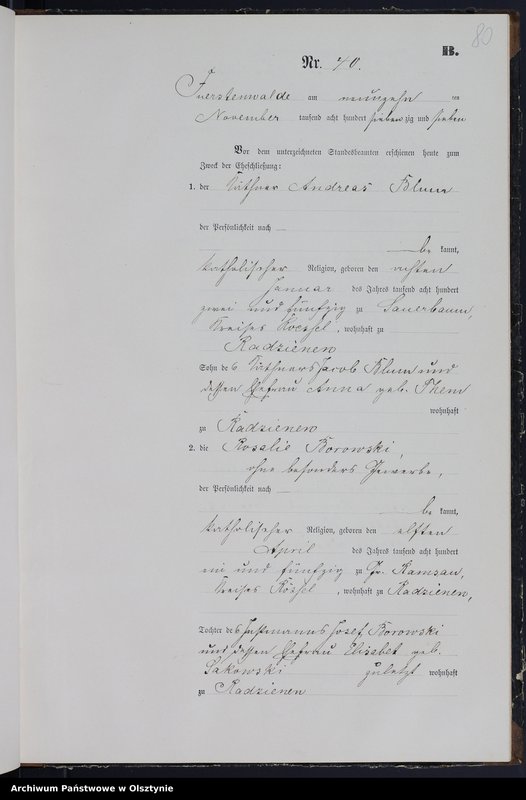 image.from.team "Urząd Stanu Cywilnego w Księżym Lasku pow. szczycieński"