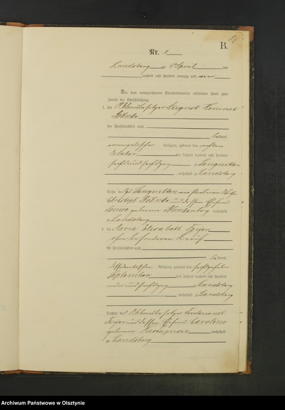 image.from.unit.number "Heiraths-Neben-Register Nr 1 - 14"