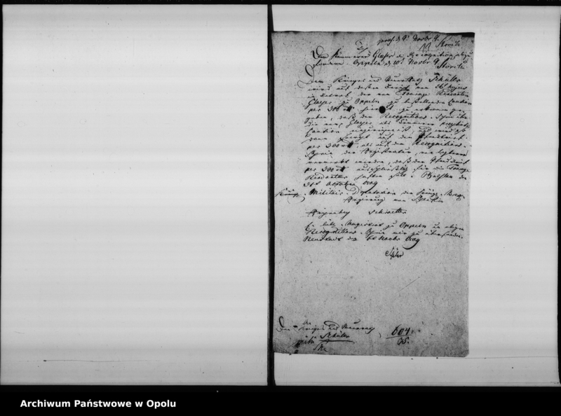 Obraz 13 z jednostki "Acta von Anstellung des fourage Magazin Rendanten zu Oppeln so wie dessen Cautions Leistung und Amtsführung betreffend. de anno 1809 bis um [1817]"