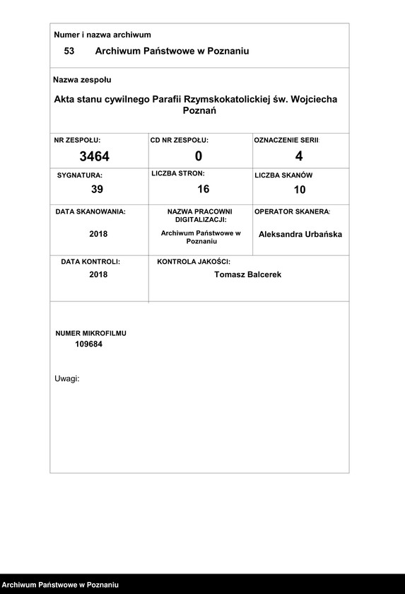 Obraz 1 z jednostki "Księga małżeństw"