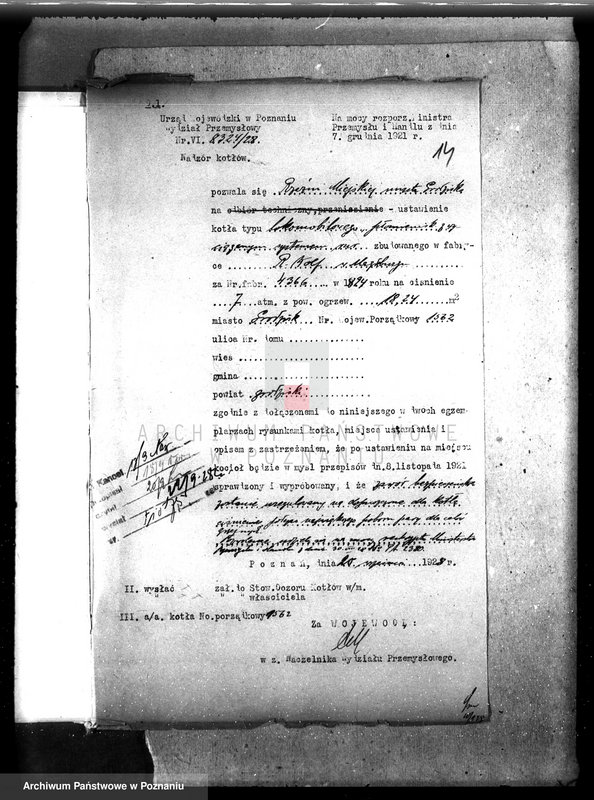 Obraz 19 z jednostki "Rzeźnia miejska w Grodzisku, pow. nowotomyski nr woj. 1562"