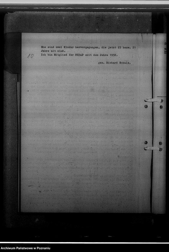 image.from.unit.number "Personalakten des Amtskommissars Richard Schulz, in Grossdorf"