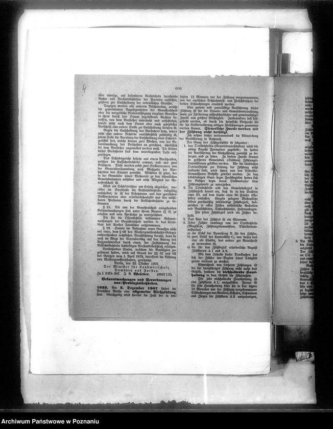 Obraz 8 z jednostki "Die Bildung der Entwaesserung Genossenschaft Wilsche im Kreise Jarotschin"