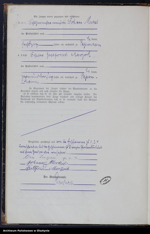 image.from.unit.number "Heiraths-Haupt-Register Nr 1 - 15"