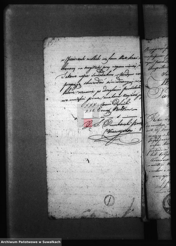 Obraz 19 z jednostki "[Wypisy do akt małżeństw parafii Krasnopol]."