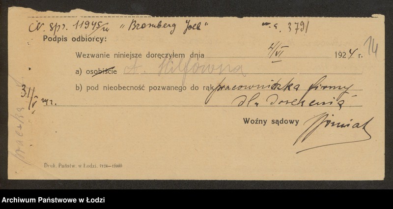 Obraz 16 z jednostki "Joel Bromberg – sprzedaż konferkcji męskiej i damskiej"