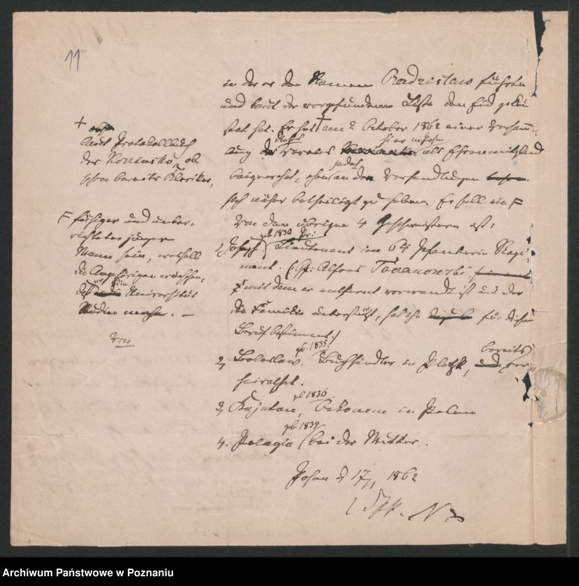 Obraz 16 z jednostki "A. betr. die Familie von Stablewski"