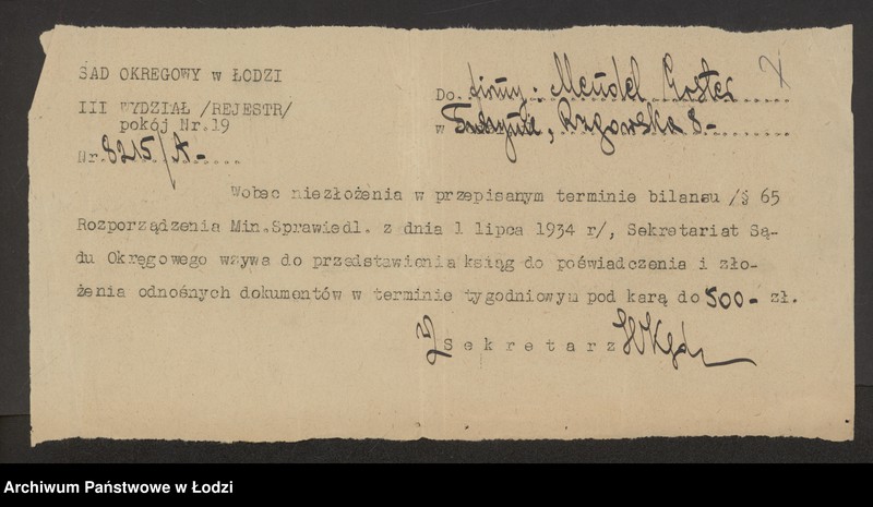 Obraz 9 z jednostki "Mendel Erster- handel zbożem"