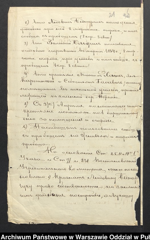 image.from.unit.number "O urządzaniu chłopów wsi Poręba wchodzących w skład własności poduchowej Poręba, gm. Poręba"