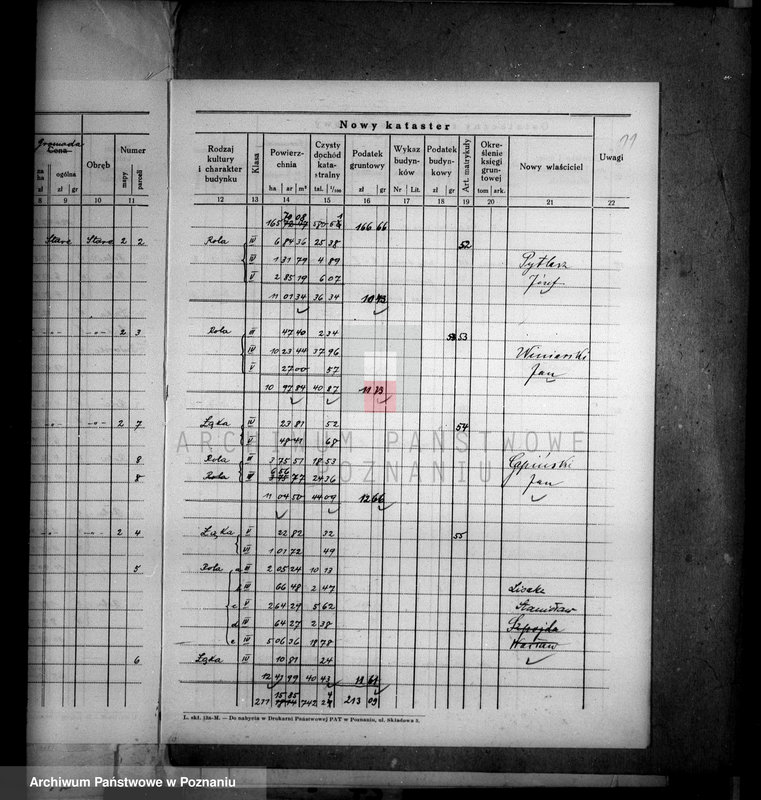 Obraz 15 z jednostki "Ostateczny rejestr pomiarowy majątku Stare powiatu wyrzyskiego"