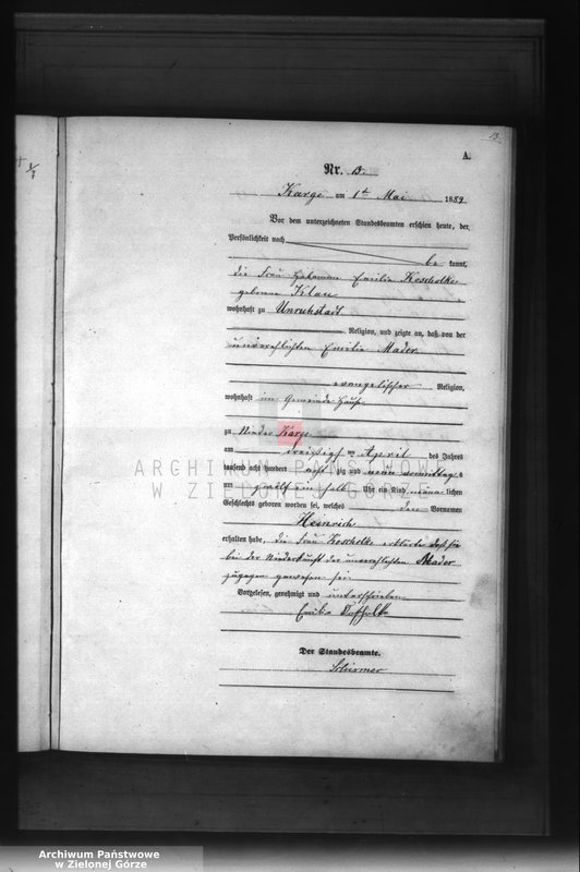 Obraz 16 z jednostki "[Księga aktów urodzenia]"