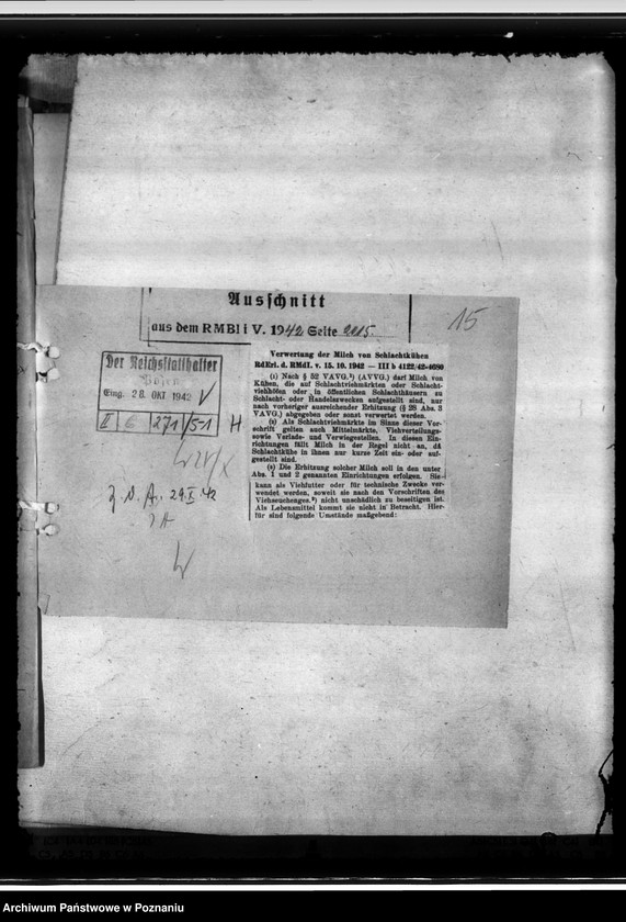 Obraz 19 z jednostki "Molkereimässig bearbeitete Trinkmilch. Milcherhitzungseinrichtungen. Behelfs- Molkereien"