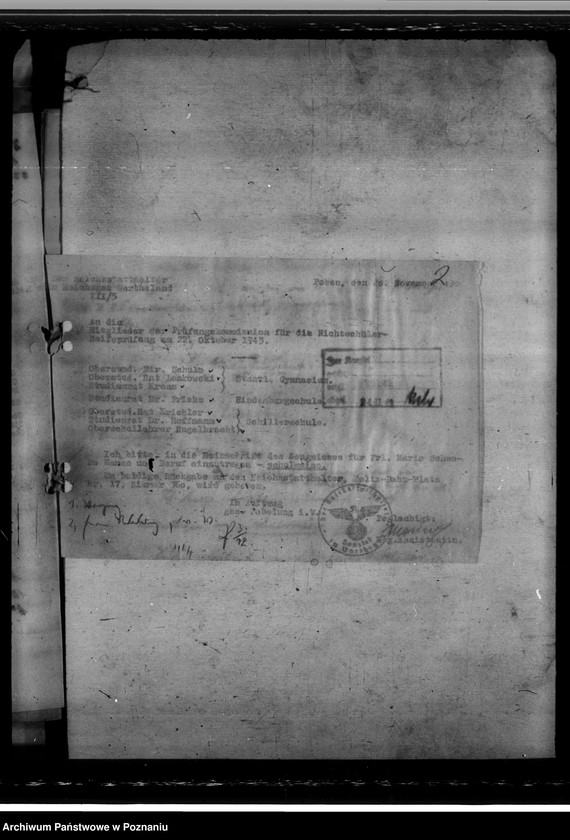 Obraz 6 z jednostki "Reifeprüfungen"