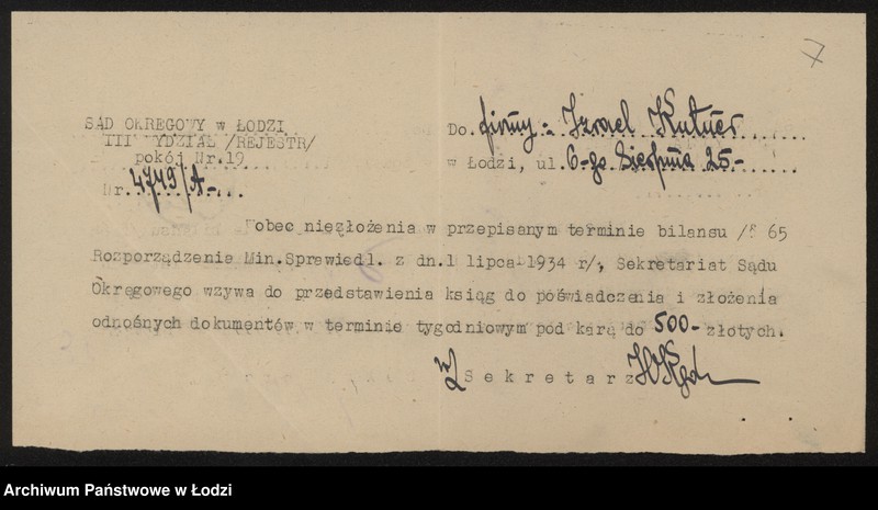 Obraz 9 z jednostki "Kutner Izrael- sprzedaz towarów łokciowych"