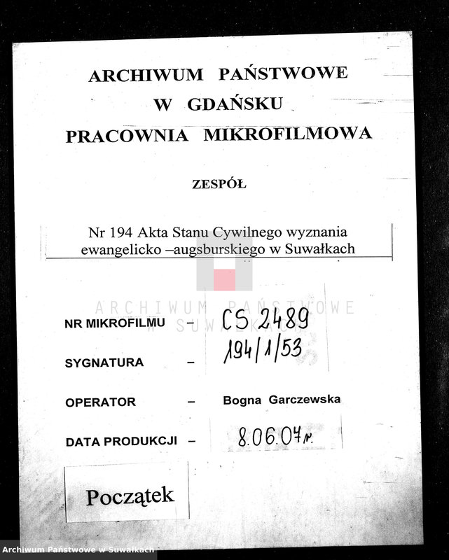 image.from.unit.number "Duplikat aktov o rodivšichsja, brakosočetavšichsja i umeršich Evangeličesko-Augsburskago prichoda v Suvlkach na 1902 g."