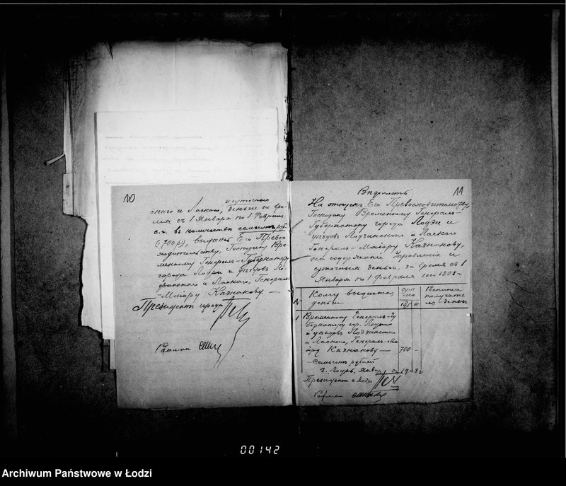 Obraz 13 z jednostki "Ob raschodach na soderžanije vojsk pribyvšich v gor. Lodz usilenija ochrany goroda. Čast 5"