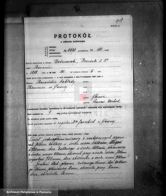 image.from.unit.number "Poznańskie zakłady chemiczne Poznań-Główna nr woj. 67 nr kotła 131"