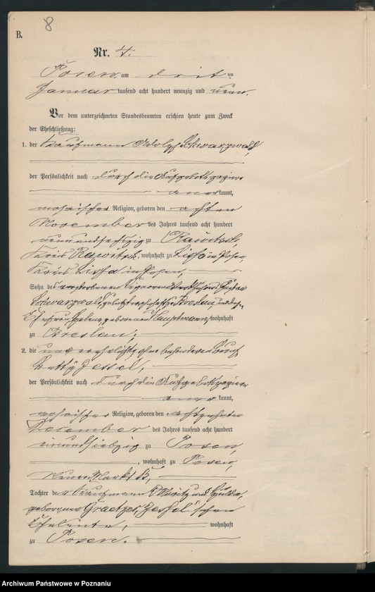 Obraz 10 z jednostki "Księga małżeństw t. I"