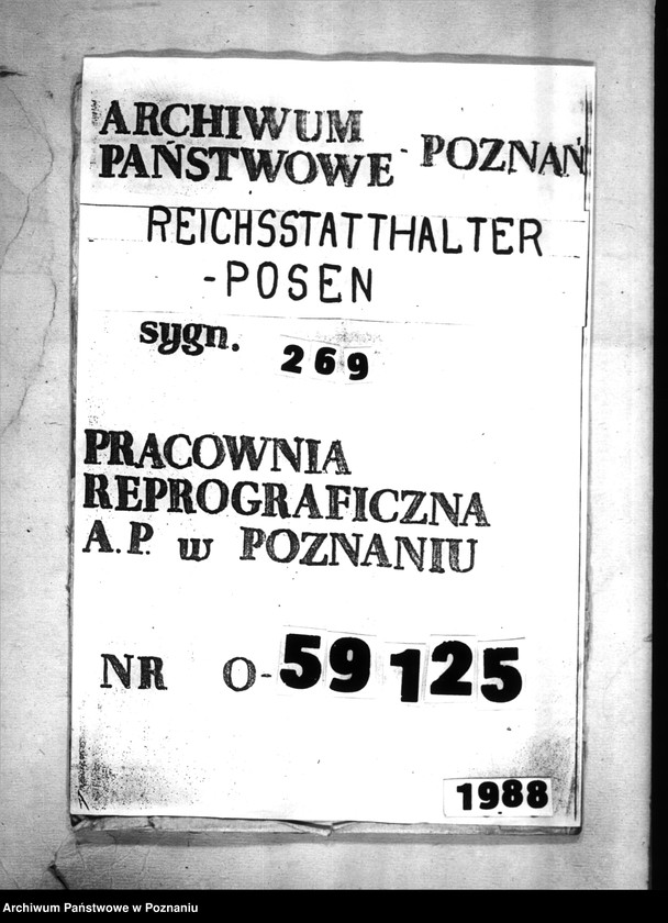 Obraz 1 z jednostki "Gräberzentrale- Mittelbewirtschaftung"