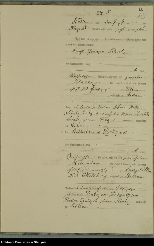 image.from.unit.number "Heiraths-Haupt-Register Nr 1 - 11"