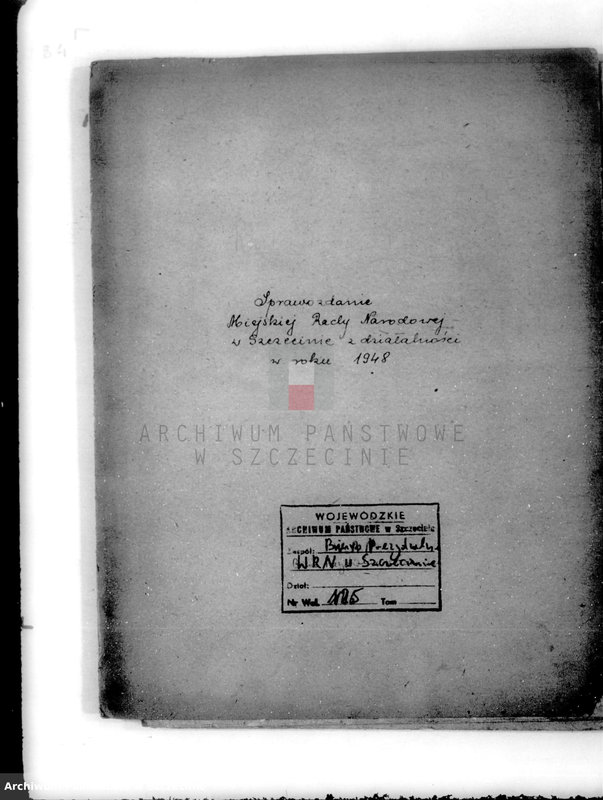 Obraz 3 z jednostki "Sprawozdanie Miejskiej Rady Narodowej w Szczecinie z działalności w roku 1948"