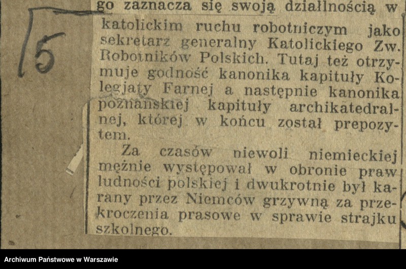 image.from.unit.number "Adamski Stanisław - ksiądz biskup"