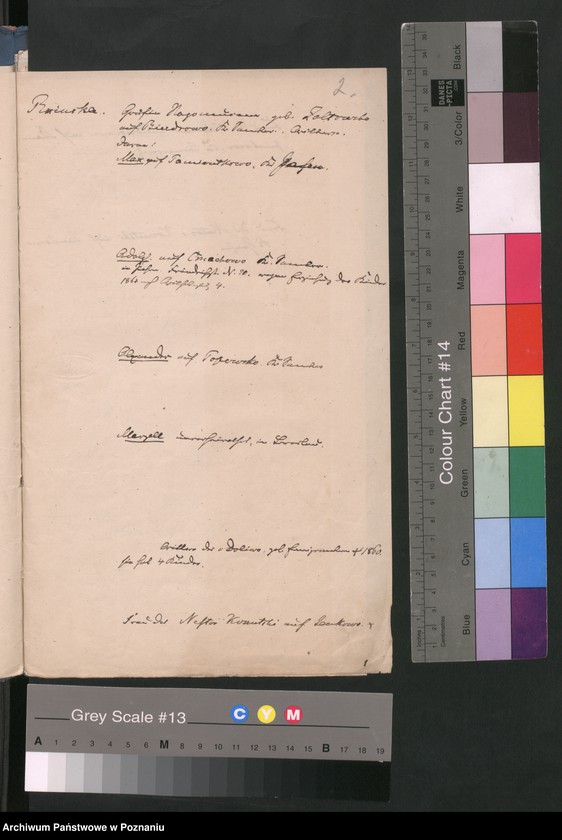 Obraz 5 z jednostki "A. betr. die gräfliche Familie von Bniński"