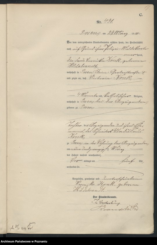 Obraz 20 z jednostki "Księga miejscowa zgonów"