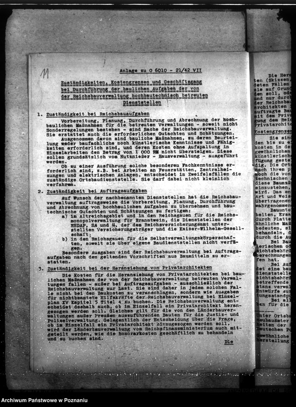 Obraz 15 z jednostki "Verwaltungsangelegenheiten der Reichsbauämter"