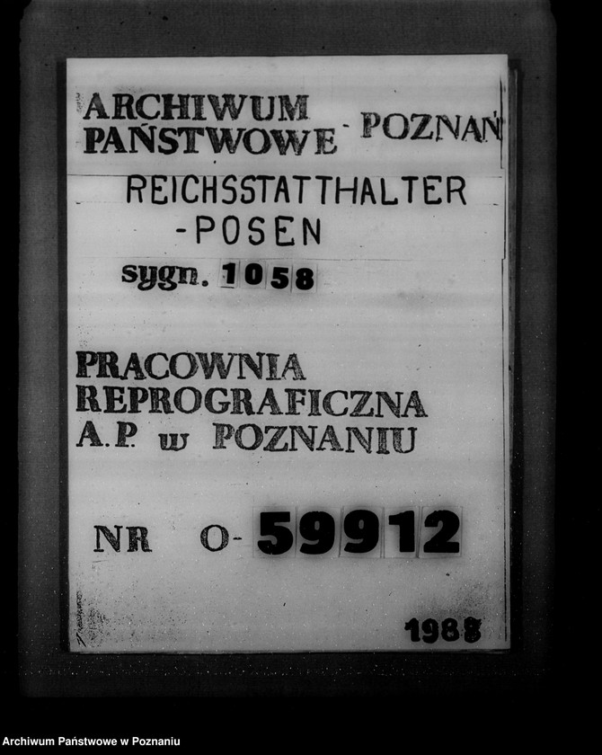 Obraz 1 z jednostki "Służba wojskowa landratów, Reg. Litzmannstadt (Łódź)"