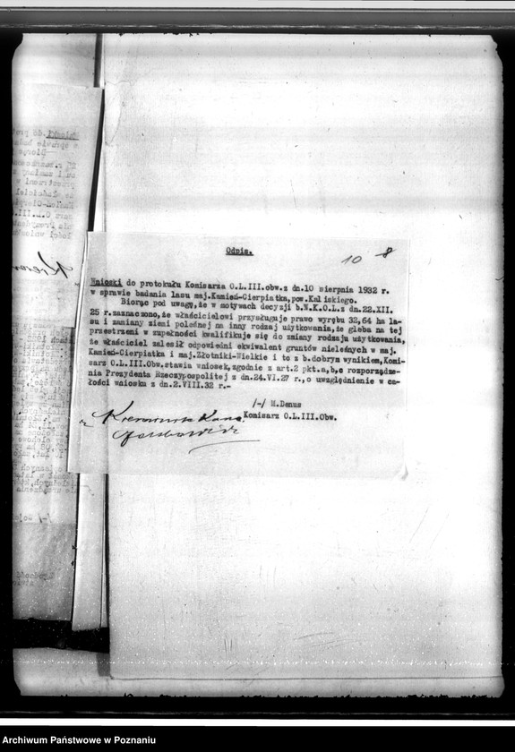 Obraz 14 z jednostki "Majątek Kamień-Cierpiatki powiat kaliski /sprawy leśne/"