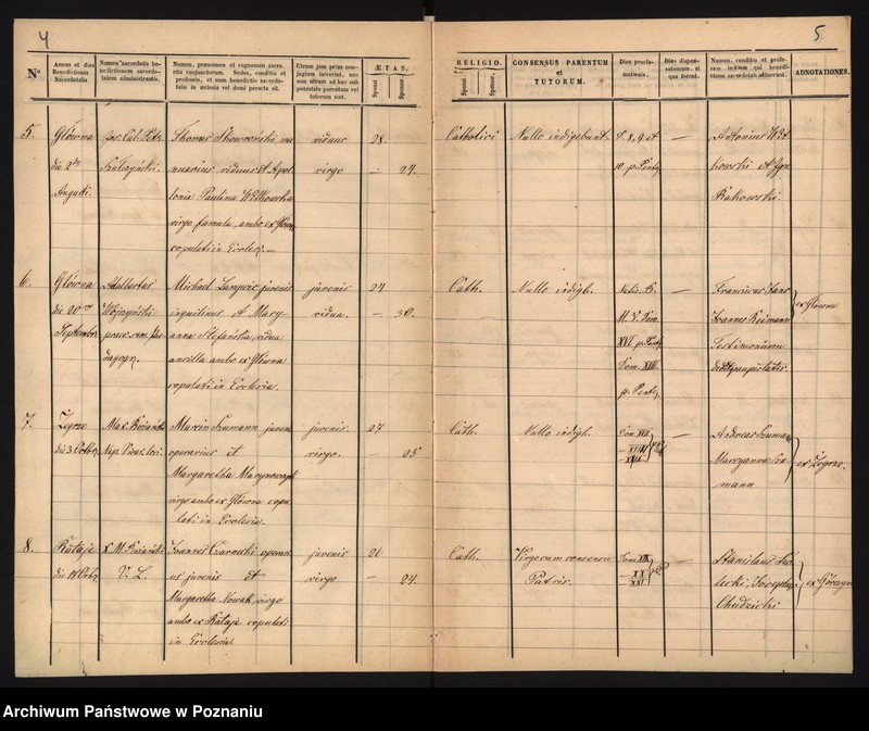 Obraz 4 z jednostki "Księga małżeństw"