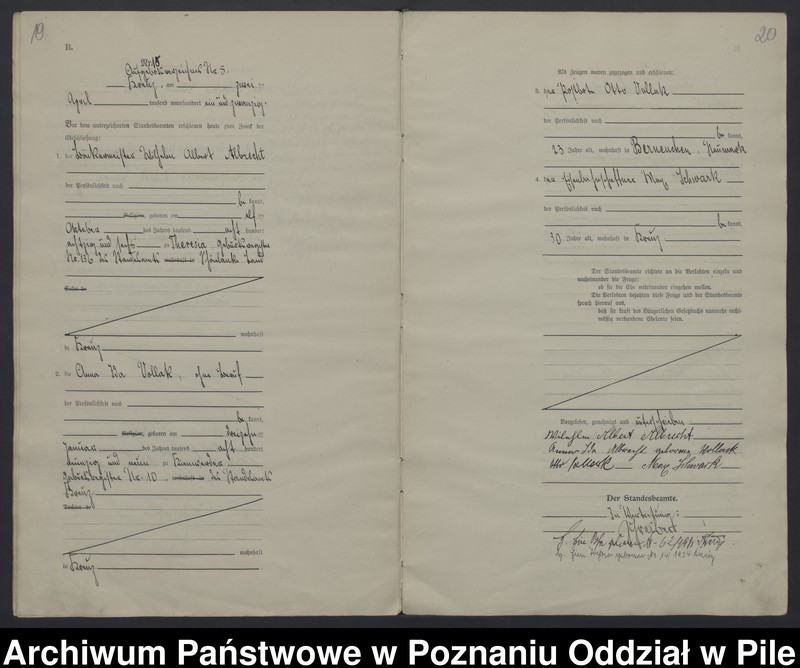 Obraz 13 z jednostki "Księga małżeństw"