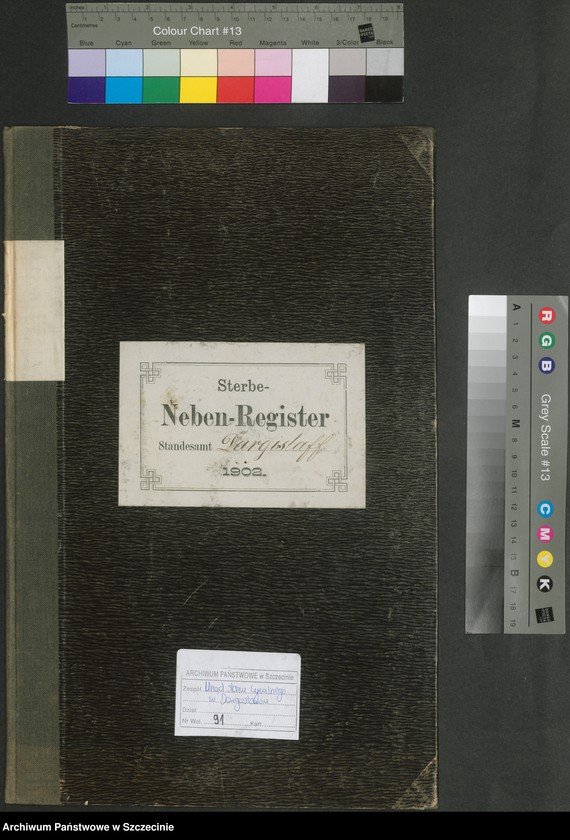 Obraz 2 z jednostki "Sterbe-Register (Neben-Register)"
