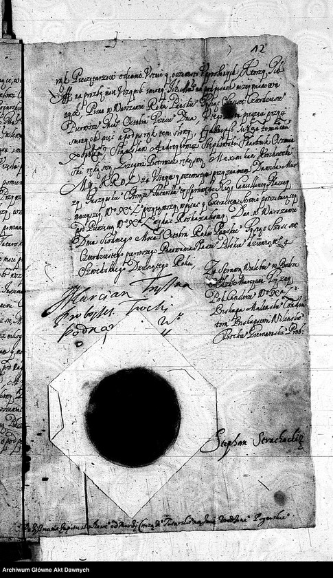 image.from.unit.number "Akta Krzysztofa Potockiego, podczaszego litewskiego, pułkownika wojsk koronnych, dotyczące dóbr Sidra [pow. grodzieński]."