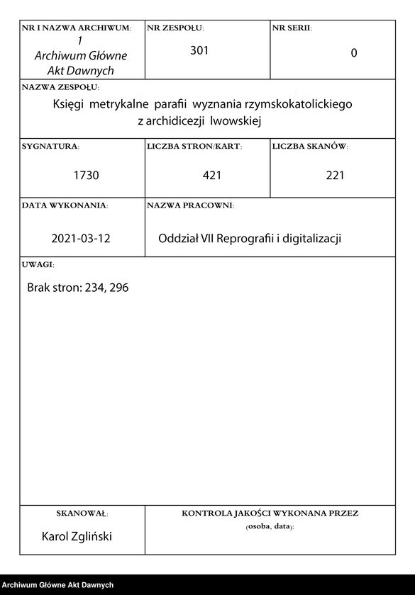 image.from.unit.number "Parafia: Prusy. Dekanat: Lwów. Księga metrykalna urodzeń 1785-1875, ślubów 1785-1905 i zgonów 1785-1885 tylko dla wsi Pikułowice. Tom VIII."
