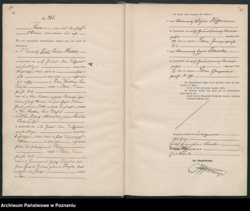 Obraz 11 z jednostki "Księga miejscowa małżeństw tom II [Rejestr główny małżeństw]"