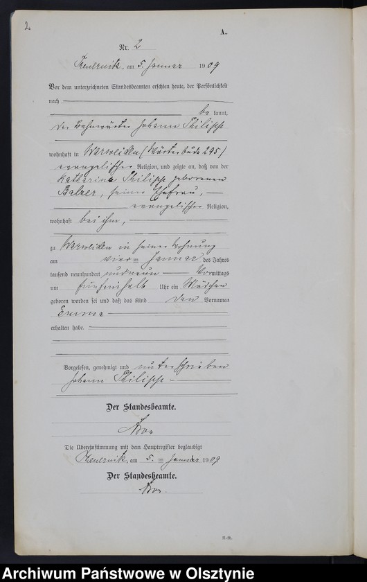 Obraz z jednostki "Geburts-Neben-Register Nr 1-66"