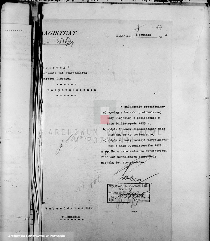 Obraz 18 z jednostki "Członkowie magistratu miasta Śmigla"