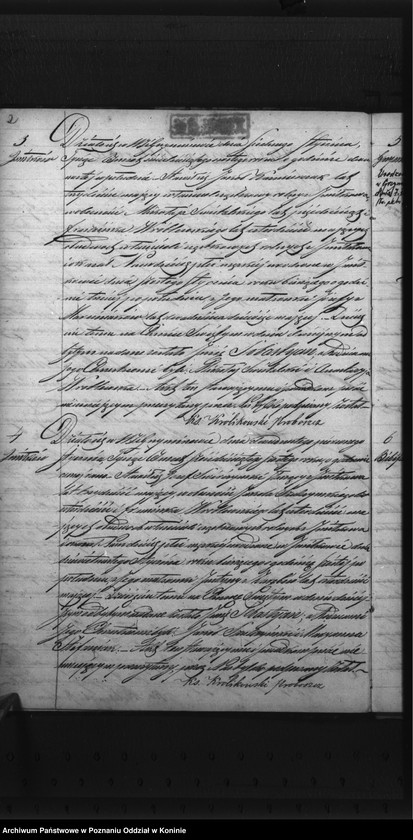 Obraz z jednostki "Duplikat urodzonych, małżeństw i zgonu"